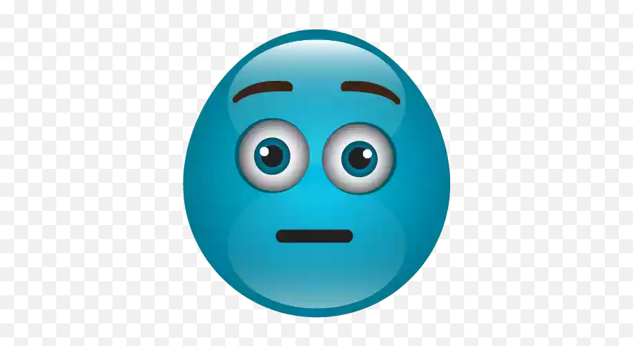 Blue Emoji Png Free Download Png Mart - Smiley,Copyright Free Emojis