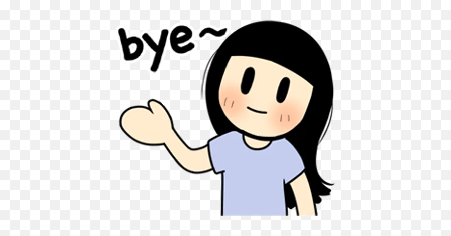 Smilebrush Stickers For Telegram - Animation Emoji,Bye Hand Emoji