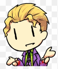 Shrug Touhou Clipart - Chibi Emoji