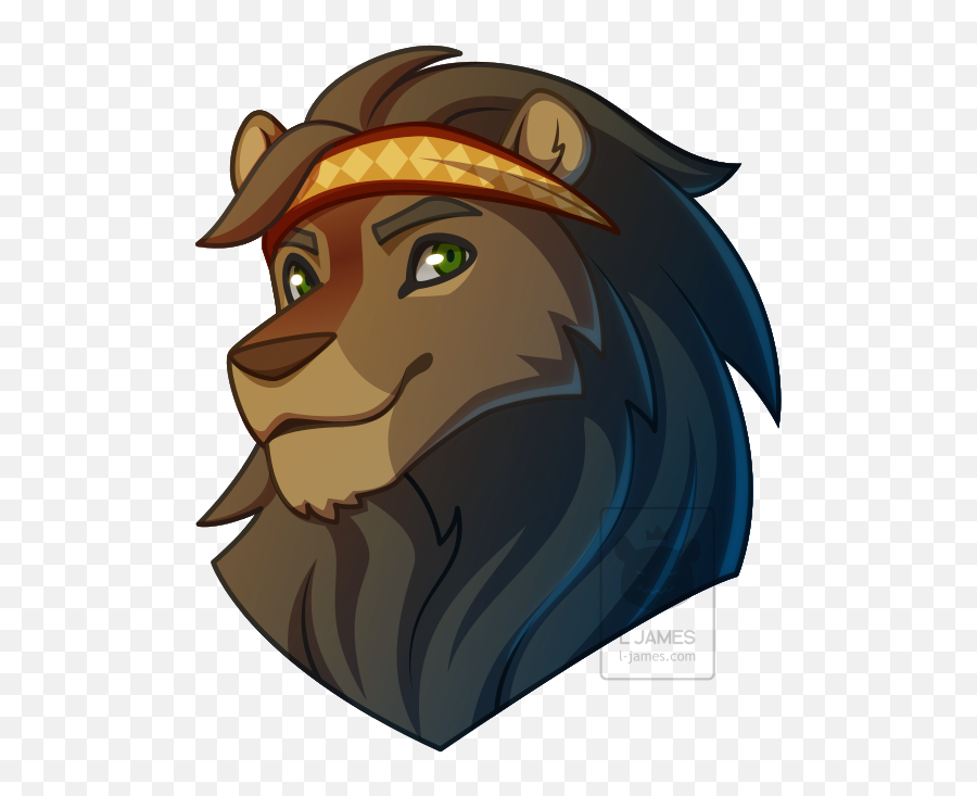 Meg James Megjamesmastodonart - Mastodonart East African Lion Emoji,Chocobo Emoji