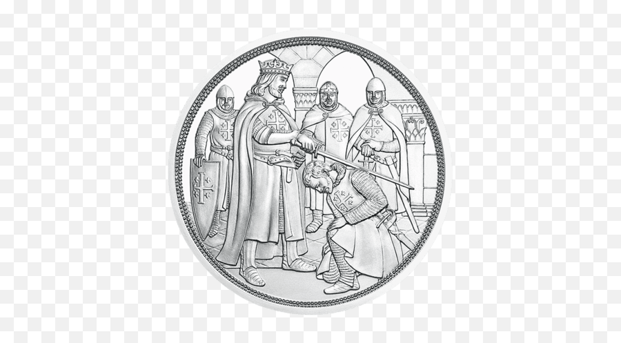 2019 Austria Mint Knights Tales Silver Proof Coin Collector Case - 10 Euro Münze Österreich 2019 Emoji,Penny Emoji
