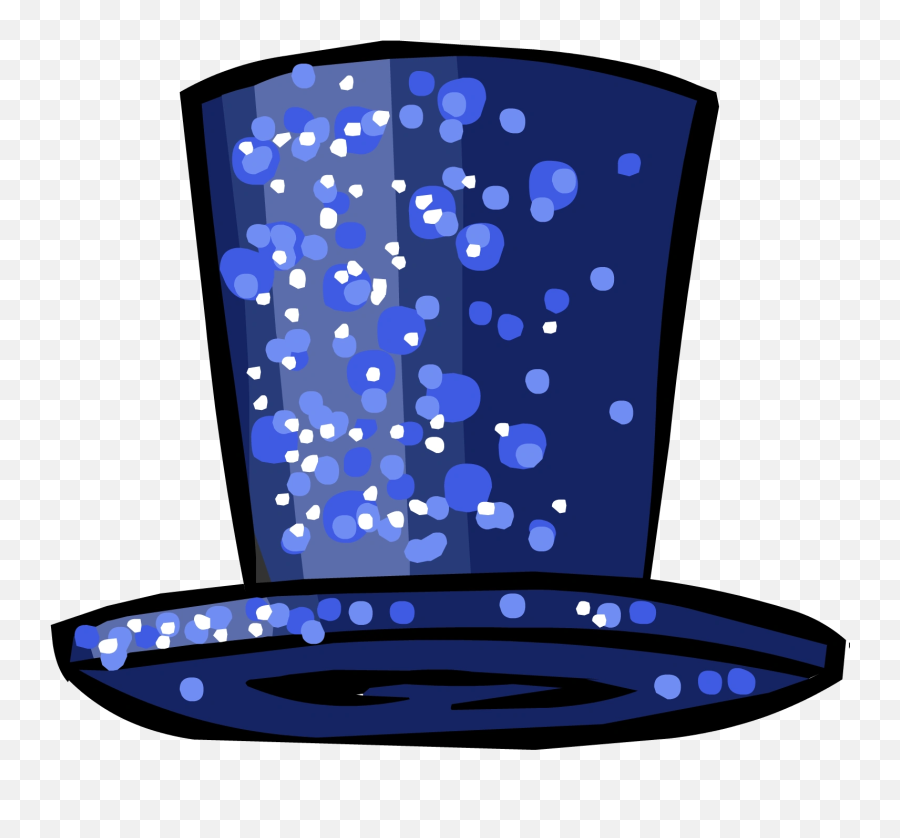 Dazzling Blue Top Hat Club Penguin Wiki Fandom - Hat Club Penguin Png Transparent Emoji,Tophat Emoji