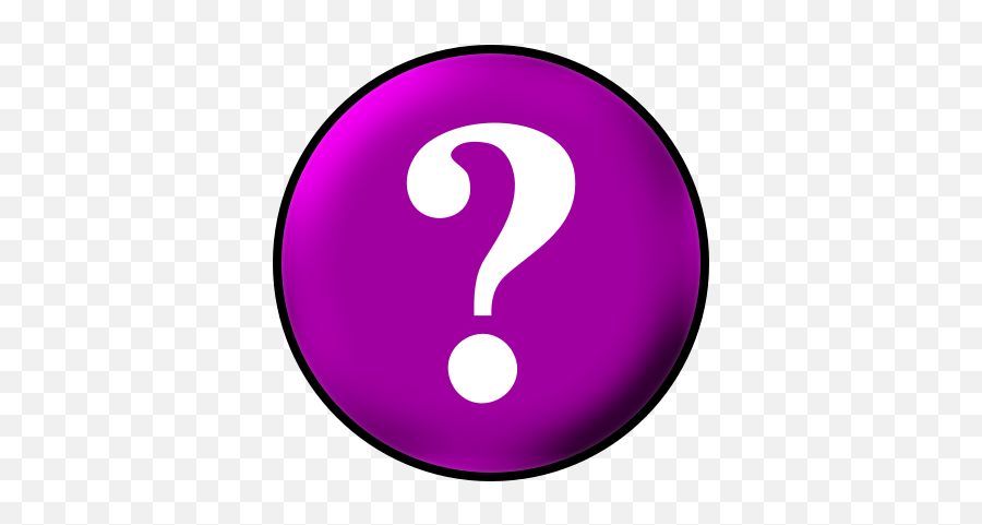 Circle - Question Mark Clear Background Emoji,Question Mark In A Box Emoji