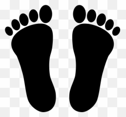 Foot Clip Art Images Illustrations Photos 2 - Footprint Clipart Black And White Emoji,Foot Emoji