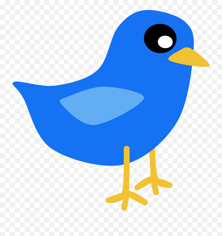 Blue Bird Vector Image - Clipart Blue Bird Emoji,Thinking Emoji