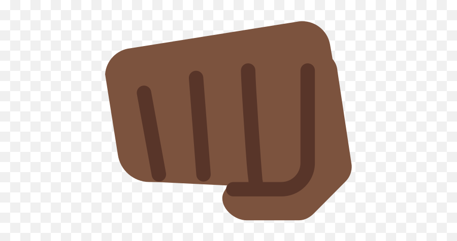 Dark Skin Tone Emoji - Black Fist Emoji Png,Knuckles Emoji