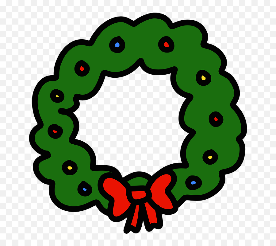 Christmas Wreath Advent - Circle Emoji,Christmas Wreath Emoji