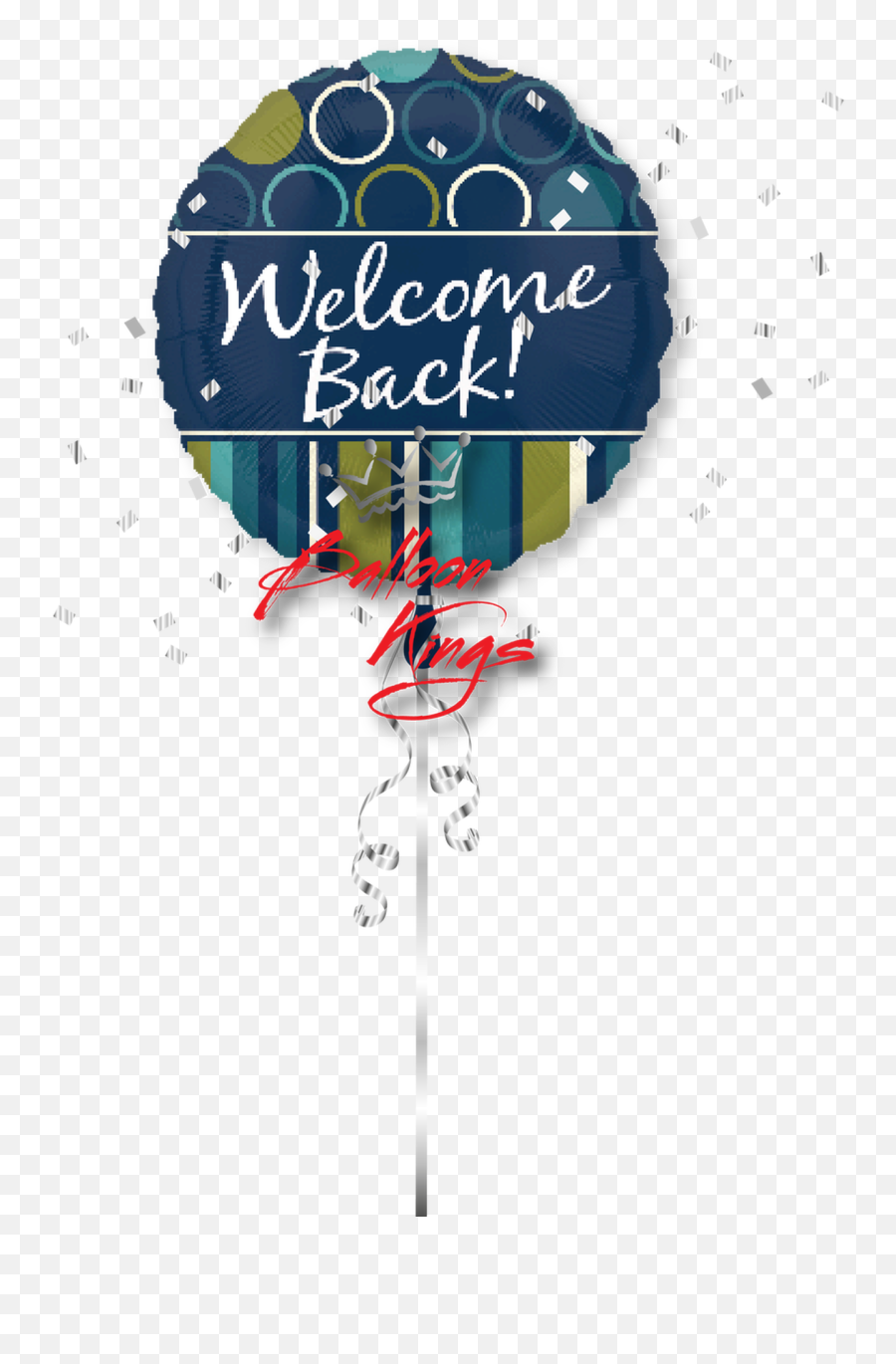 Welcome Back Blue - Welcome Back Balloon Png Emoji,Welcome Back Emoji