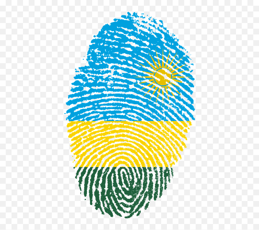 Rwanda Flag Fingerprint - Rwanda Flag Logo Png Emoji,Rwanda Flag Emoji