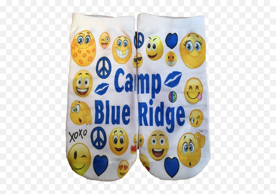 Emoji Love Camp Socks - Smiley,Laundry Emoji