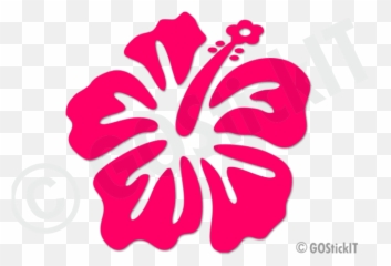 Hibiscus Clipart Sticker - Png Download Full Size Clipart Hibiscus Emoji,Hibiscus Emoji