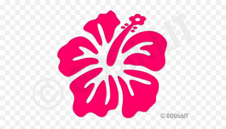Hibiscus Clipart Sticker - Png Download Full Size Clipart Hibiscus Emoji,Hibiscus Emoji