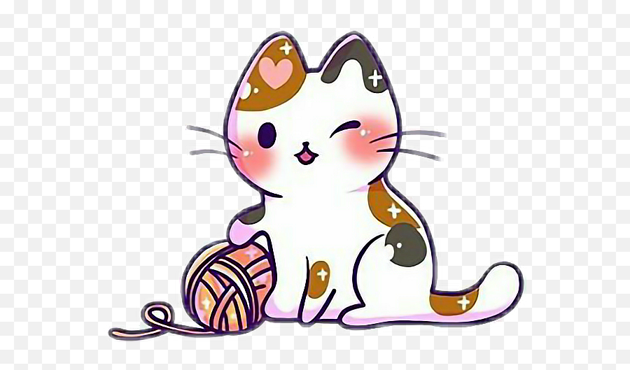 Kawaii Cute Cat Clipart - Kawaii Cute Cat Drawing Emoji,Nyan Cat Emoji