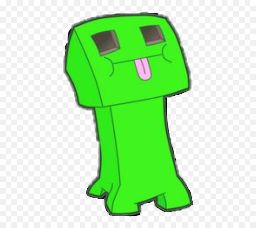 Cute Creeper Minecraft Green - Minecraft Cute Creeper Emoji,Creeper Emoji