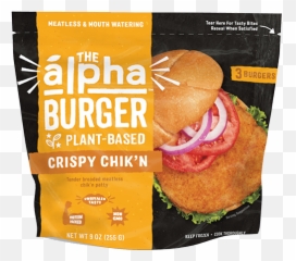 Alpha Foods Plant - Based Convenience u2013 Meatless Chicken Patty Emoji