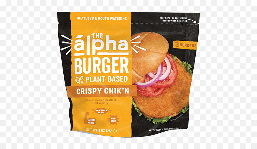 Alpha Foods Plant - Based Convenience U2013 Meatless Plant Alpha Chicken Patty Emoji,Google Burger Emoji