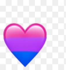 Pride Bi Bisexual Bipride Bisexualpride Heart Hearts - Heart Emoji,Bisexual Emoji