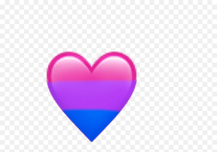 Pride Bi Bisexual Bipride Bisexualpride Heart Hearts - Heart Emoji,Bisexual Emoji