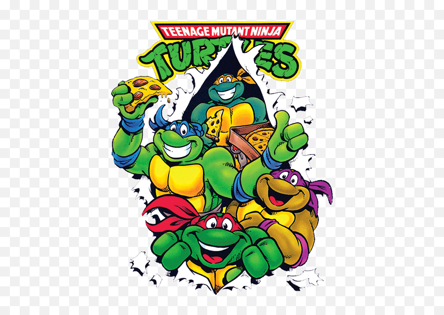 Ninja Turtles Pizza Clipart - Ninja Turtles Clipart Emoji,Ninja Turtle Emoji
