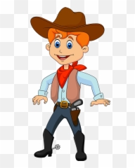 Cowboy Clipart - Easy Cartoon Cowboy Emoji,Sad Cowboy Emoji