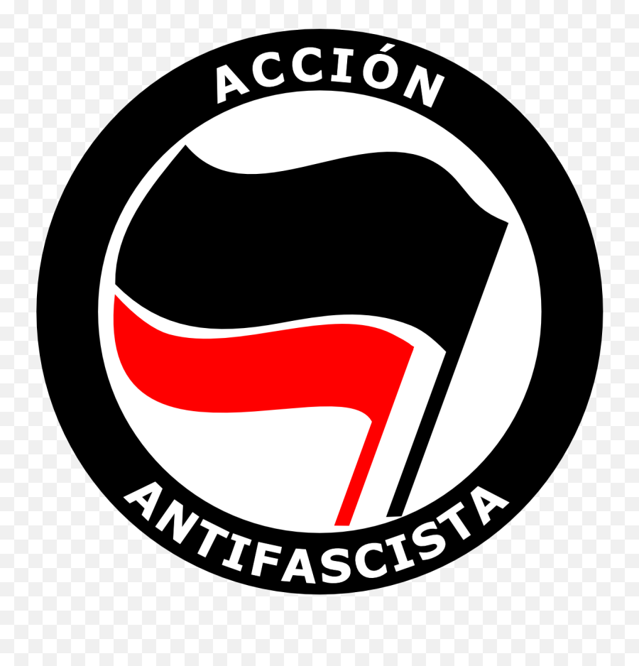Afa Flag Red Spanish - Accion Antifascista Png Clipart Antifascista Png Emoji,Spain Flag Emoji