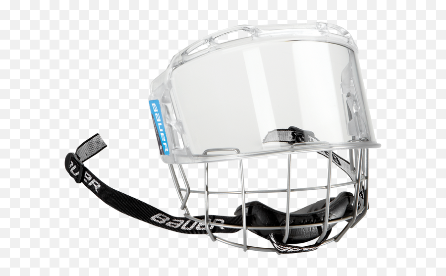 Bauer Youth Hockey Helmet With Cage - Hybrid Hockey Shield Emoji,Hockey Mask Emoji