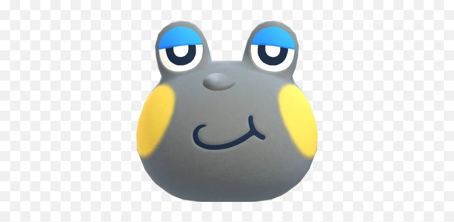 Huck - Grenouille Animal Crossing New Horizon Emoji,Smug Japanese Emoticon
