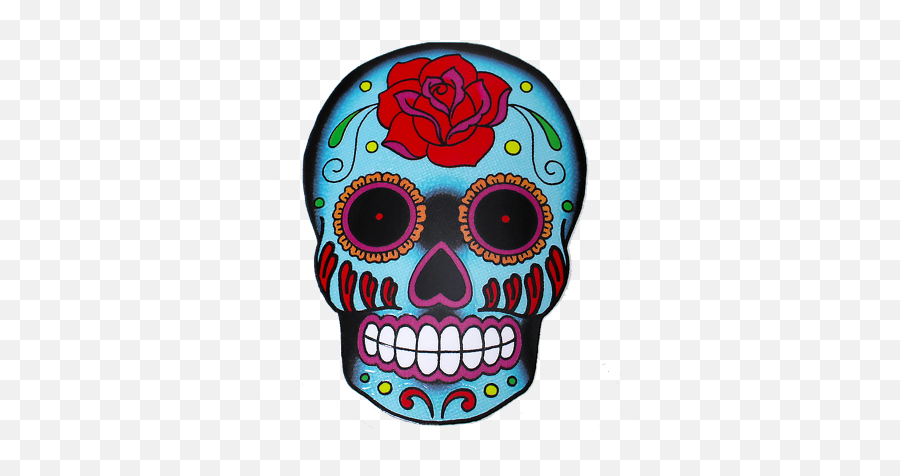 Sunny Buick Rose Sugar Skull Sticker - Sugar Skull Tattoo Emoji,Sugar Skull Emoji