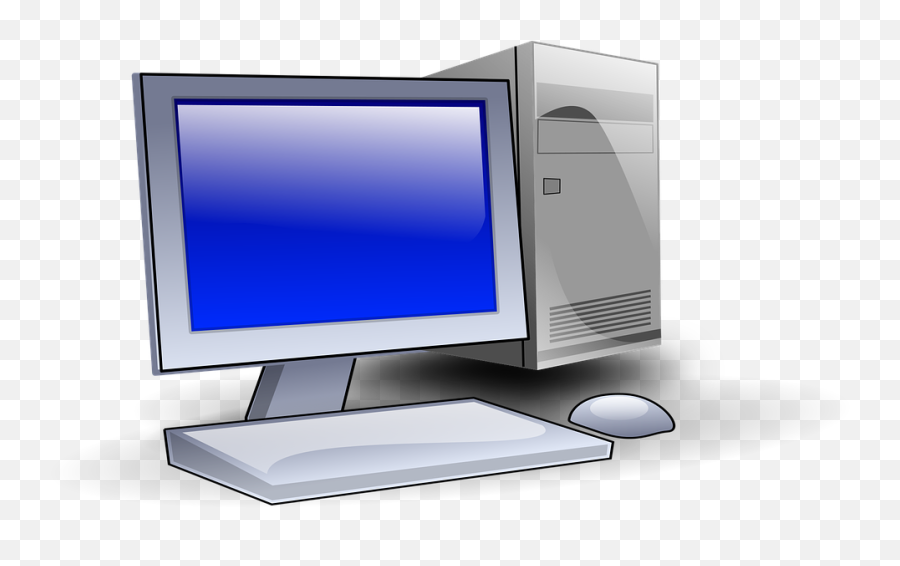 Computer Desktop Pc - Clipart Computer Images Hd Emoji,Emoji On Google Keyboard