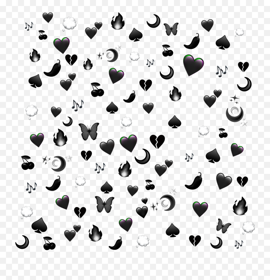 Emoji Emojibackground Black Sticker By Claire67 - Emoji Background Picsart Black,Pick An Emoji