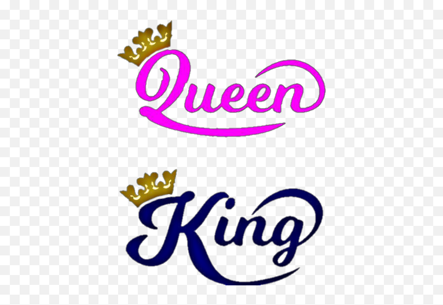 King Queen Crown Daddybrad80 Sticker By Amanda - King And Queen Words Png Emoji,King And Queen Crown Emoji
