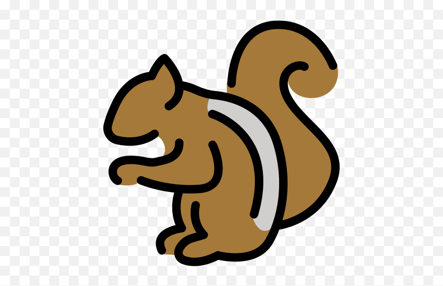 Chipmunk - Illustration Emoji,Squirrel Emoji