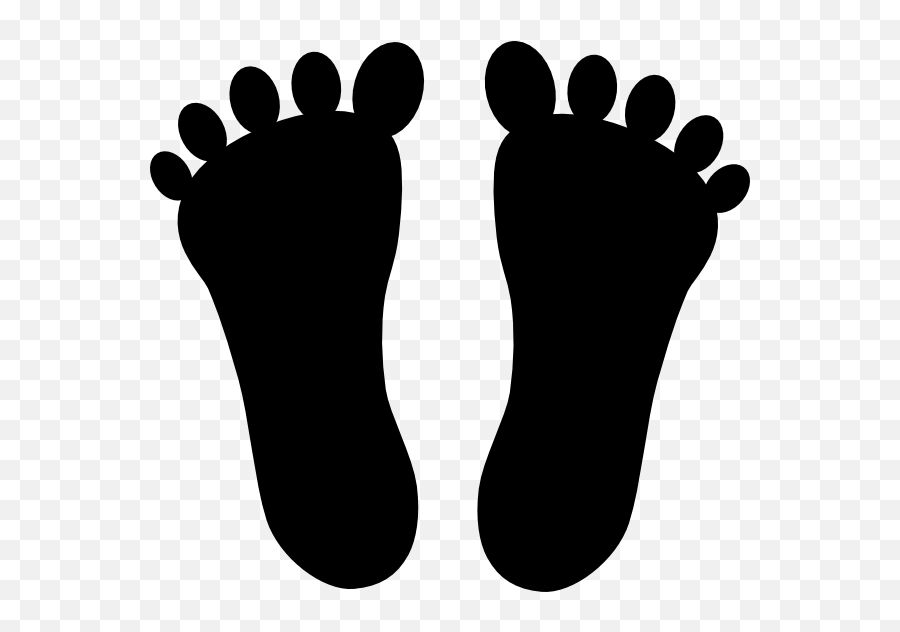 Feet Clipart Footprint Feet Footprint Transparent Free For - Feet Clipart Emoji,Foot Emoji