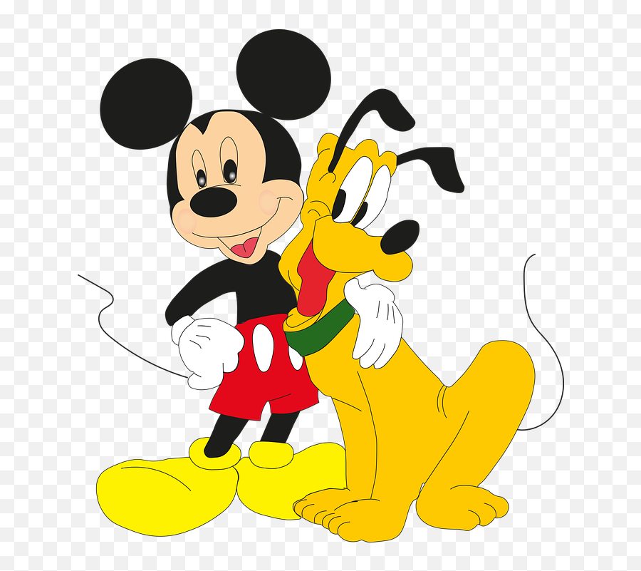 Mickey Mouse Pluto Walt - Cartoon Emoji,Free Disney Emojis