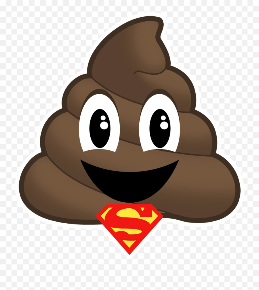 Super Poop Emoji - Super Poop Emoji,Superman Emoji
