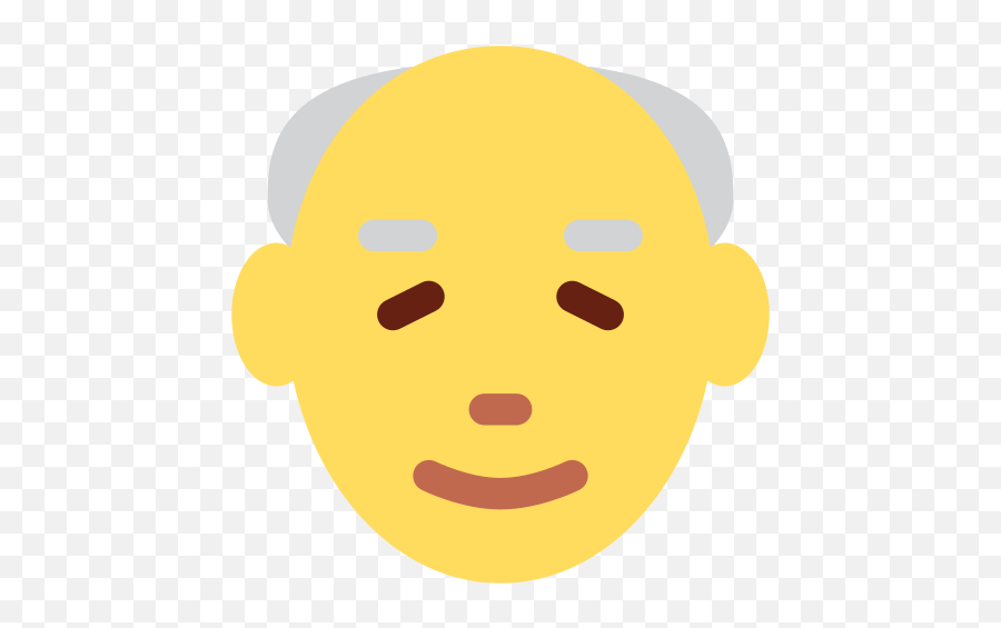 Old Man Emoji - Older Man Emoji,Old Man Emoji