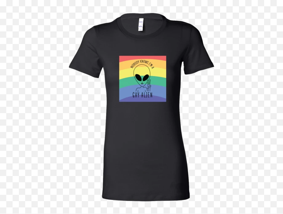 Nobody Knows Im A Gay Alien Shirts - Wife Of A Fisherman Emoji,Gay Emoticon