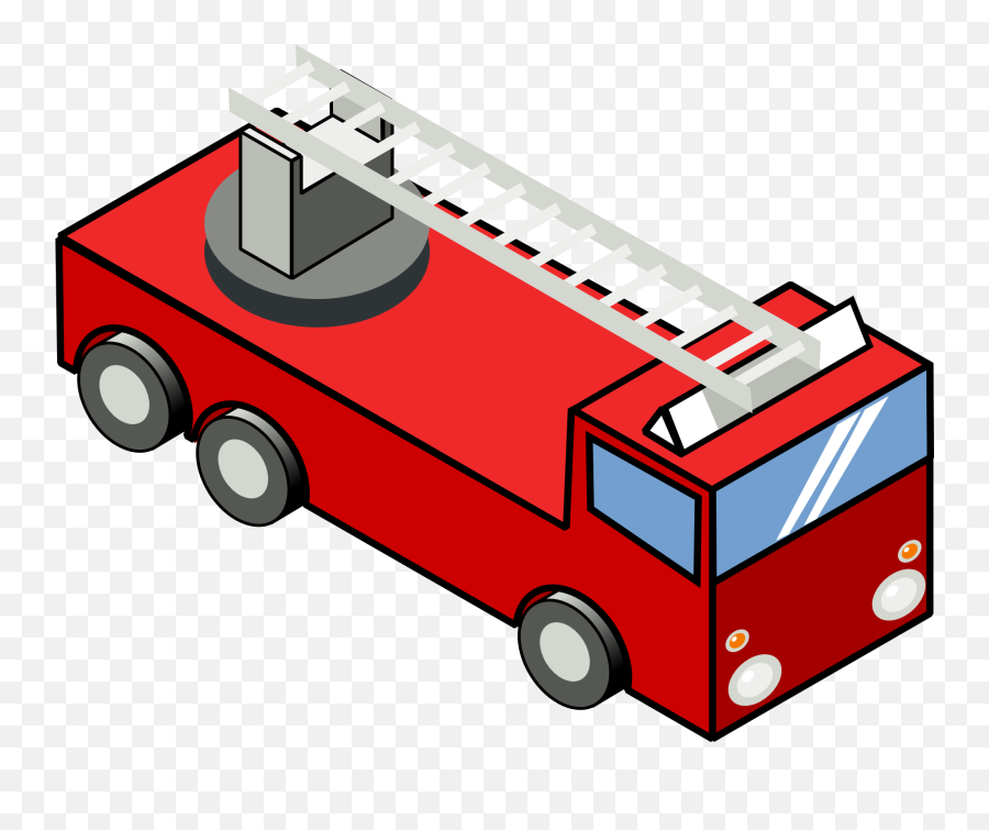 Firetruck Clipart Van Fire Firetruck Van Fire Transparent - Toy Fire Truck Clipart Emoji,Truck Emoji