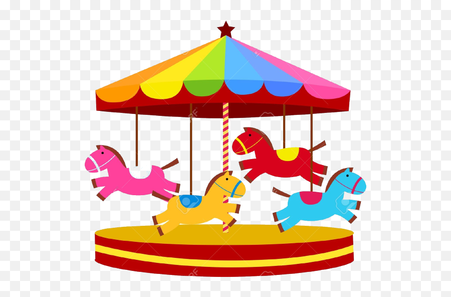 Christmas Clip Art Clipart - Carousel Clipart Emoji,Carousel Emoji