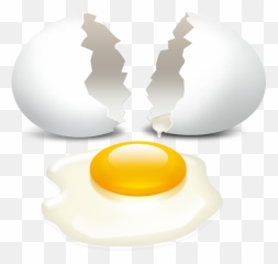 Cracked Egg Vector At Getdrawings - Transparent Cracked Egg Clip Art Emoji,Fried Egg Emoji
