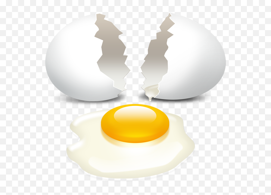 Cracked Egg Vector At Getdrawings - Transparent Cracked Egg Clip Art Emoji,Fried Egg Emoji