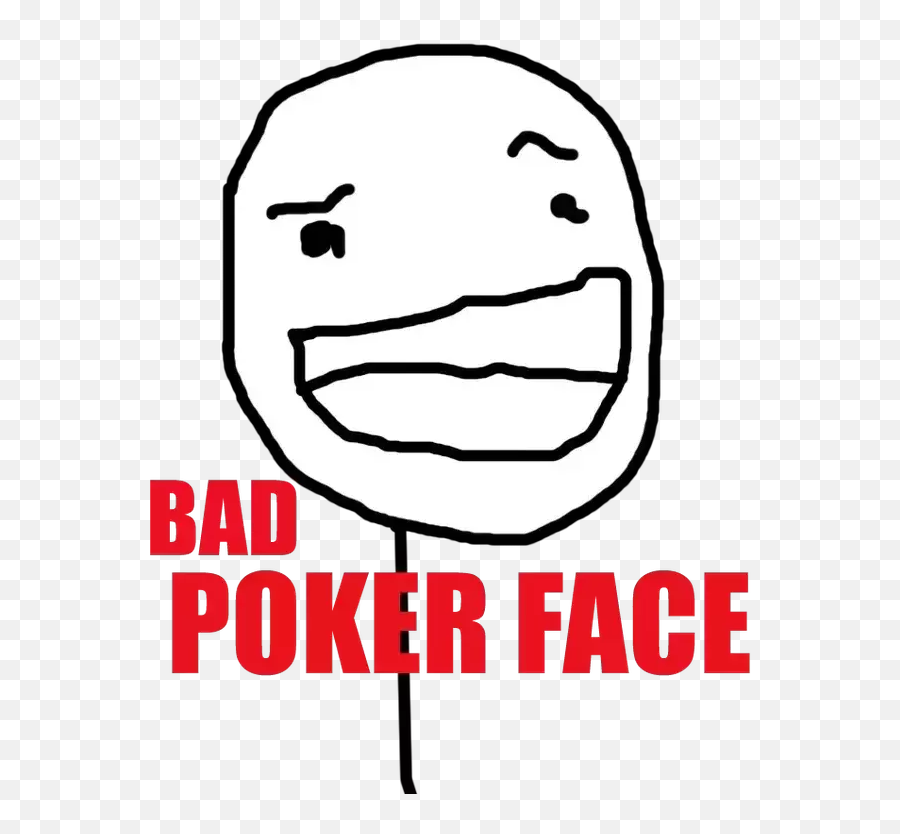 How To Make Fun Of Yourself - Bad Poker Face Meme Emoji,Dork Emoticon