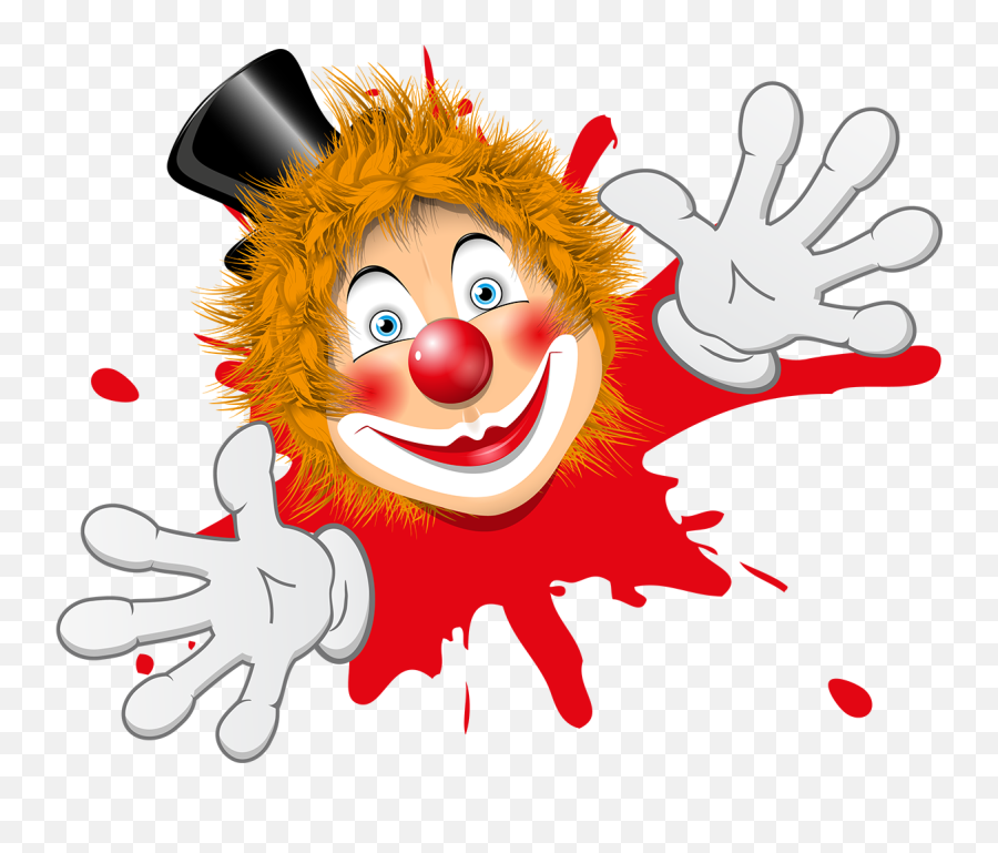 Clown Vector Png Picture - Happy Clipart Clown Faces Emoji,Sad Clown Emoji