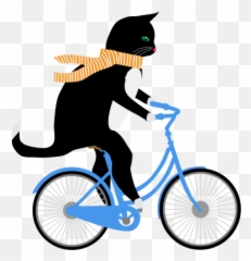 Cat Riding Bicycle Free Stock Photo - Opus Lugano Bike For Sale Emoji