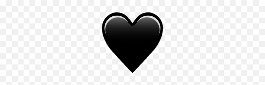 Emoji Black Heart Png - Transparent Black Heart Emoji Png,Heart Emoji Png