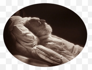 Victor Hugo Deathbed Portrait - Victor Hugo On His Deathbed Emoji,Disappointed Emoji Text