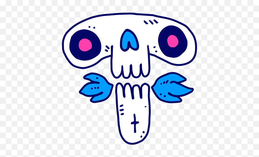 Transparent Png Svg Vector File - Skull Transparent Doodle Emoji,Skull Fish Fish Emoji