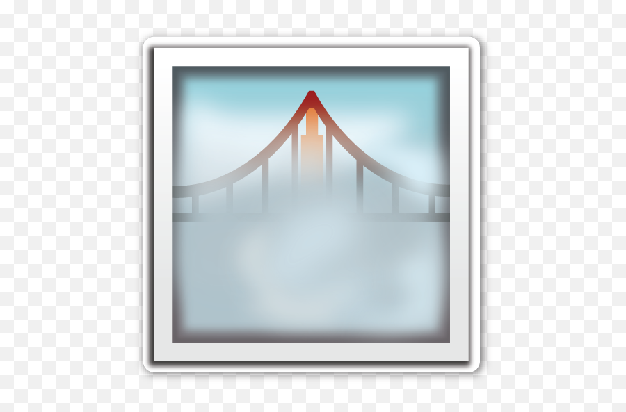 Foggy - Foggy Emoji,Bridge Emoji