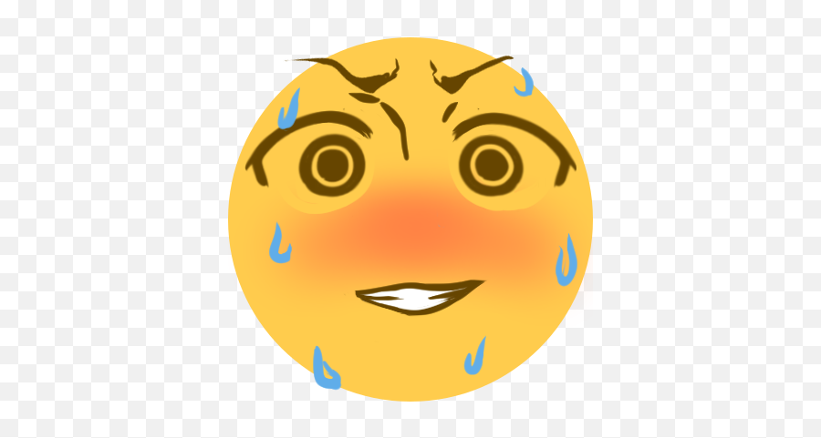 Embarrassed - Discord Blush Emoji,Sweating Emoji