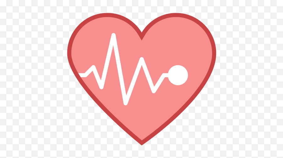 Heart Pulse Icon Of Colored Outline - Heart Rate Emoji,Heart Pulse Emoji